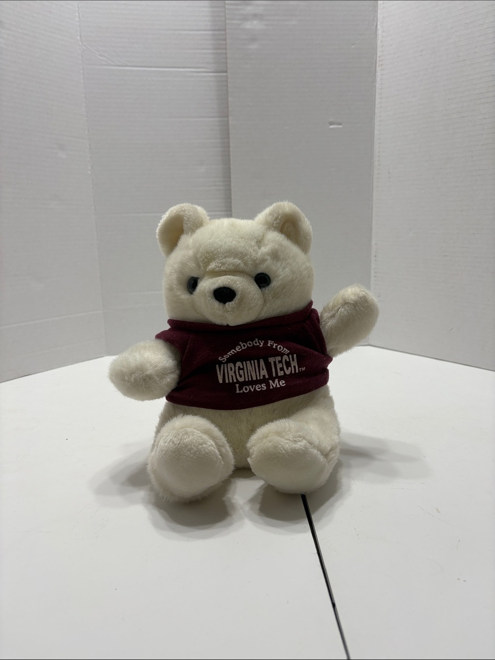 Virginia Tech Plush Bear with Maroon Tee